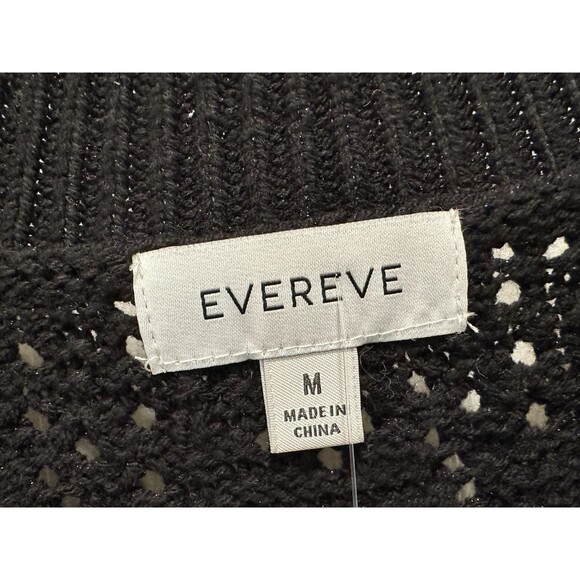 NEW Evereve Womens Size Medium Atlas Pullover Open Knit Copper Sweater $108 - Picture 6 of 8